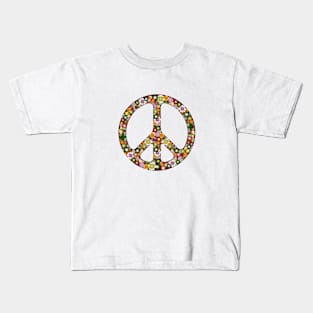 Peace Love Happiness Kids T-Shirt